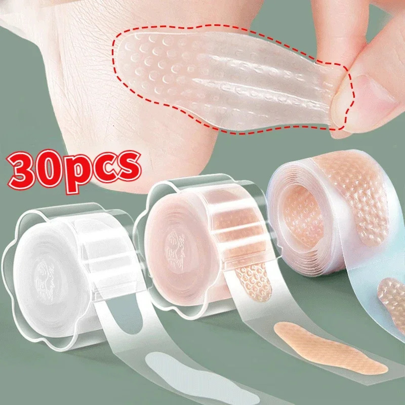30pcs Gel Heel Protector Foot Patches Adhesive Blister Pads Heel Liner Shoes Stickers Foot Care Adhesive Patch Stickers Cushion 251011