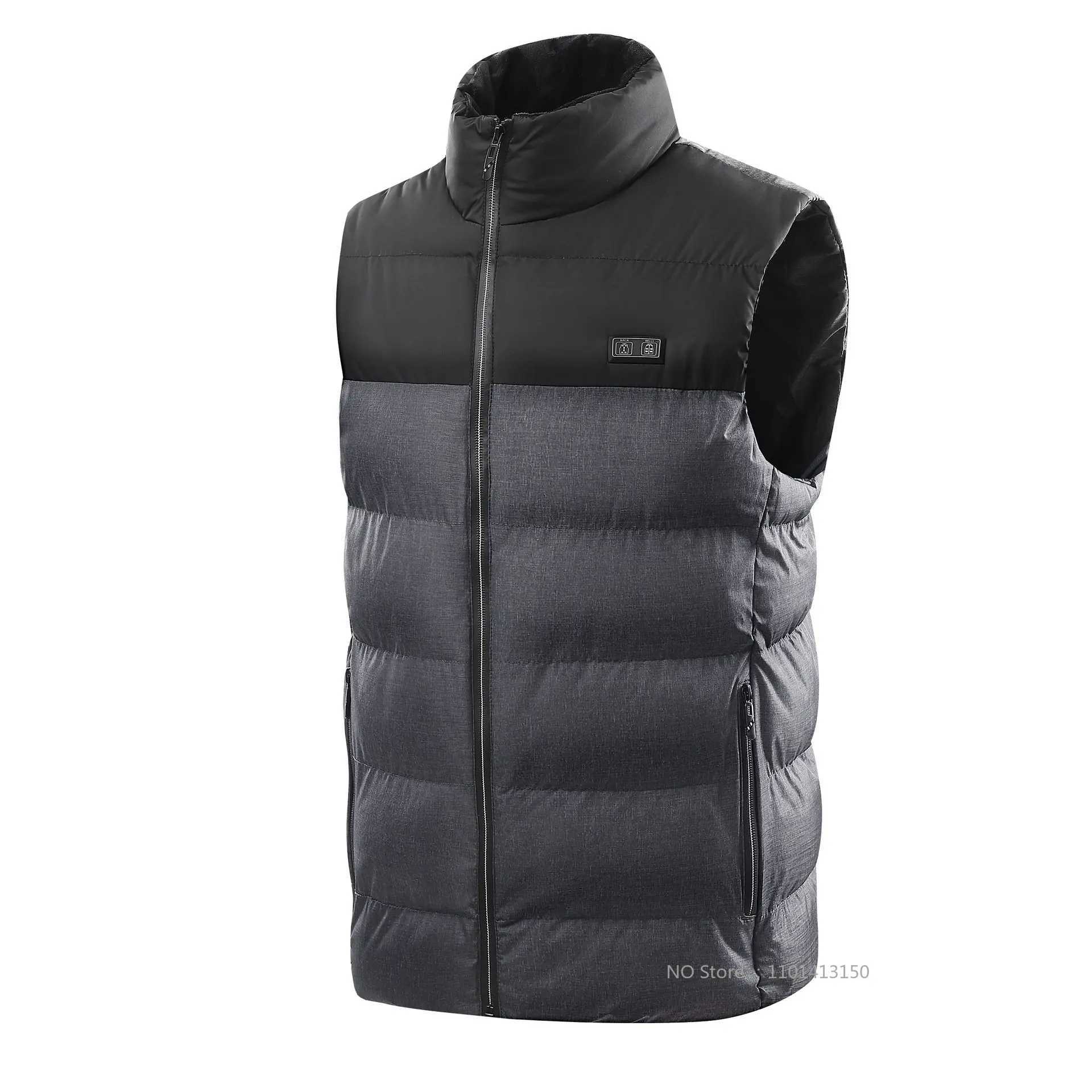 15 Area Men Heated Vests Black Jackets Women Sportswear Hunting Heated Coat Graphene Heat Coat USB Heating Jacket For Camping H251017