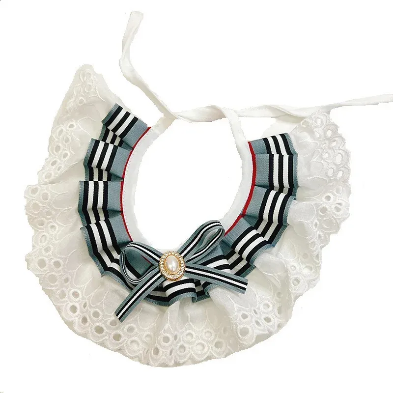 Cute Cat Collar Cat Necklace with Lace Bow Collar Pet Collar Comfortable to wear Suitable Pet Accessories