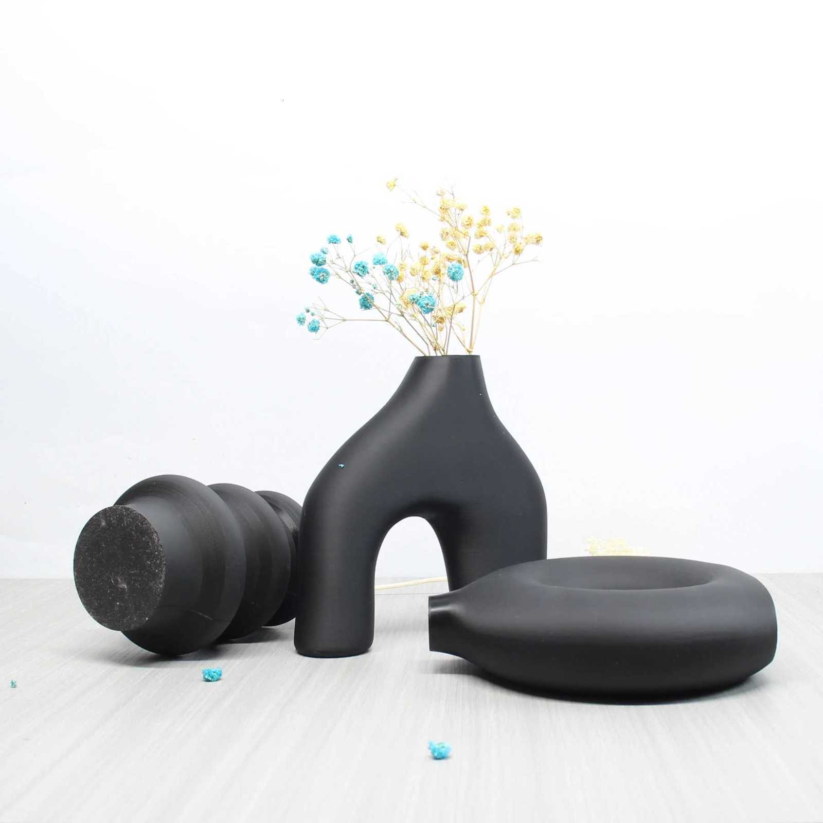 3 Pieces Creative Vase for Home Decoration Modern Vase Minimst Style Decorative Vase for Bookshelves Weddings Gifts Livi C251017