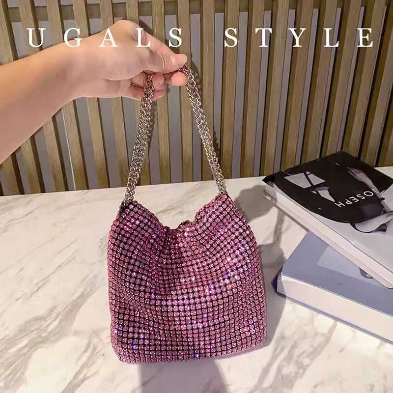 Luxury Glitter Women Handbag Crystal Shiny Rhinestones Diamond Evening Bag Wedding Party Clutch Purse Shoulder Messenger Bag Z251017