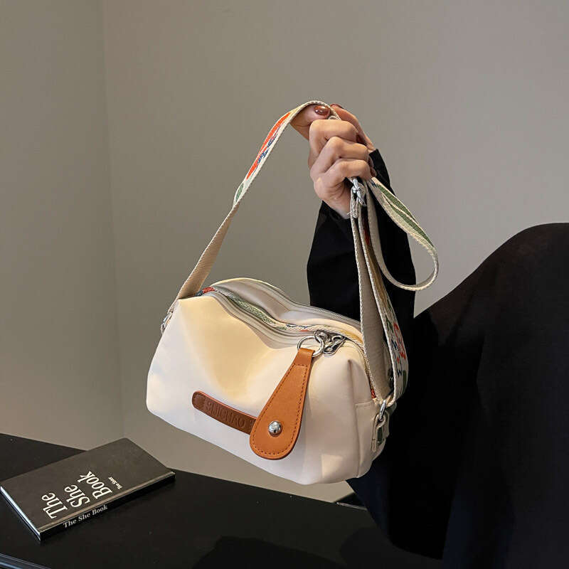 2025 New Single Shoulder Niche Design Wide Strap Trendy Canvas Simple Women's Crossbody Bag,designer bag Luxury Bag bag tote bag