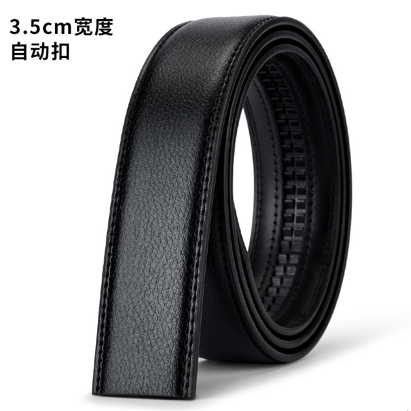 Large Size Belt No Buckle for Automatic Buckle Genuine Leather Belts Without Buckle for Men Women High Quality Male Jeans Belt 250115