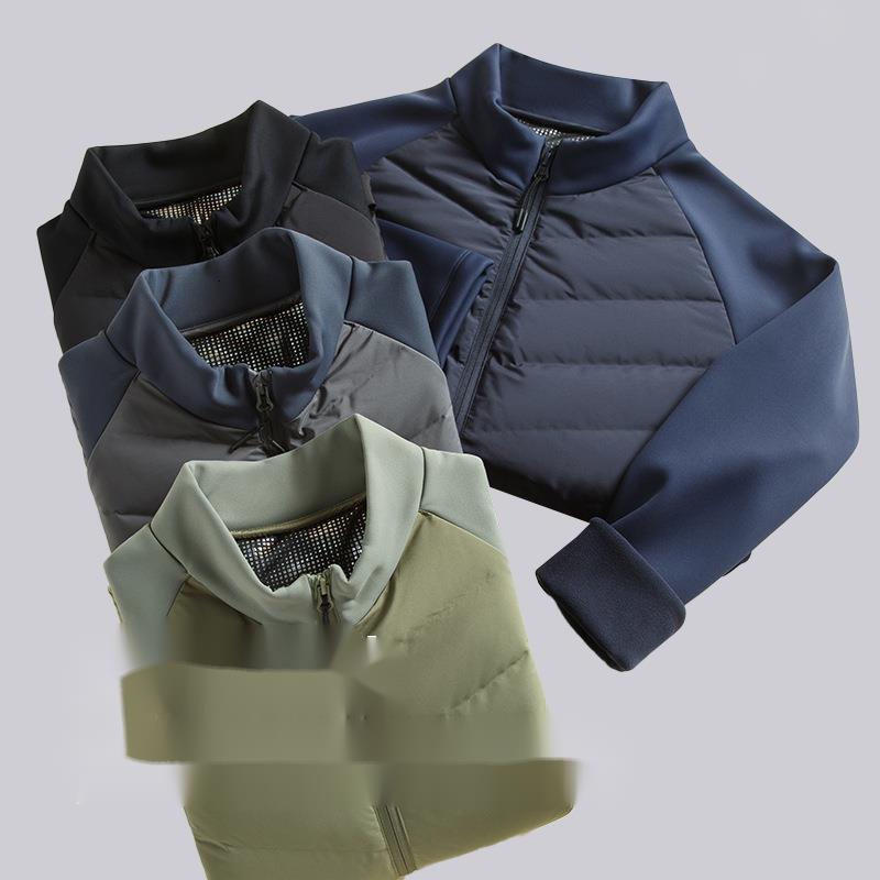 2025 Winter New Men's Stand Collar Lightweight Down Jacket Down Jacket 90 New National Standard Youth