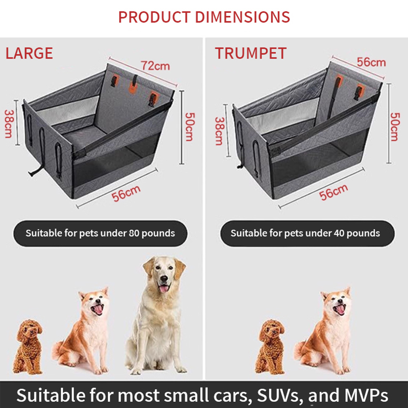 Pet car mats, dog beds car rear anti dirty seat cushions front safety seats dog specific car accessories