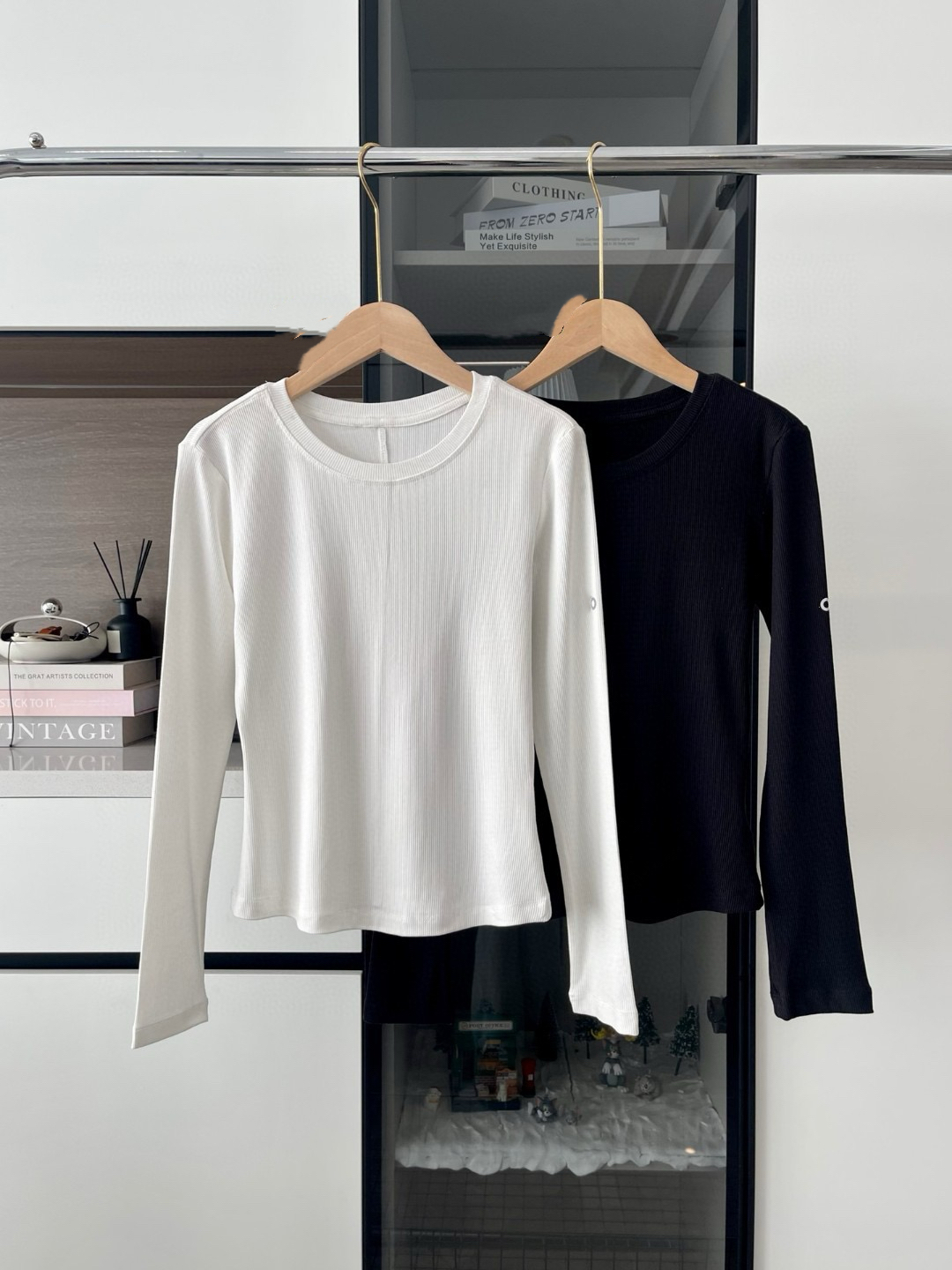 A1020 Women Yoga Shirt Long Sleeves Outfit Solid Color Ribbed Training Gym Tight Top Shaping Waist Fitness Outfit Shirts Sportswear For Lady