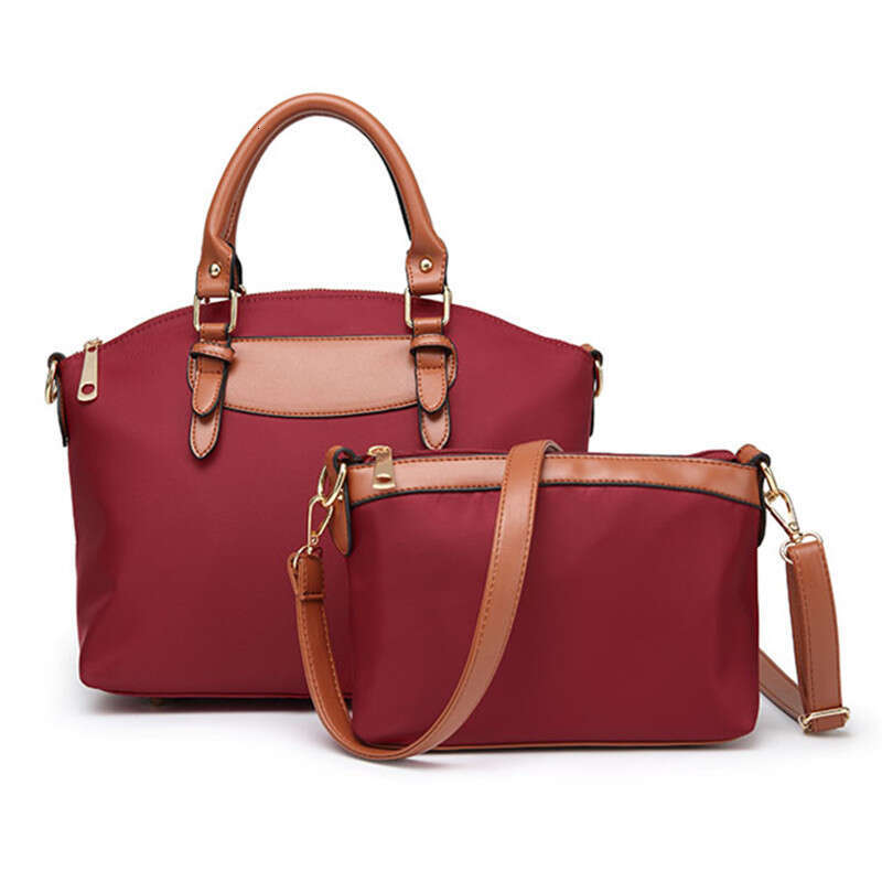 2025 Autumn Winter New Women's Oxford Cloth Mother-Daughter Large Tote Handbag Shoulder Crossbody Bag