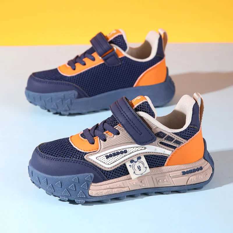 Autumn Bobdog Kids Sports Shoes 2025 Fashion Color Blocking Boys Girls Casual Shoes Nonslip Soft Size 2738 Childrens SneakersT251017