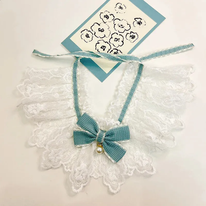 Cute Cat Collar Cat Necklace with Lace Bow Collar Pet Collar Comfortable to wear Suitable Pet Accessories