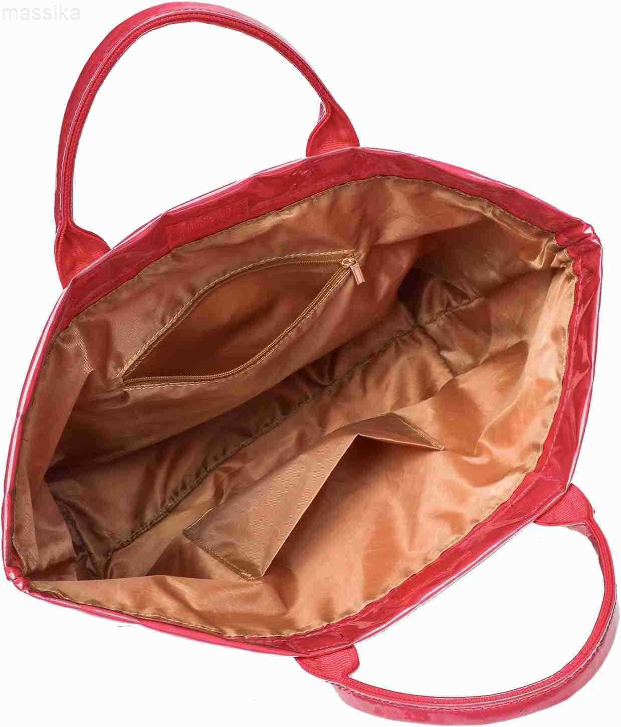 PVC Clear Tote Bag for Women Large Plastic Tote Beach Bag Kraft Paper Hobo Handbag Purse with Top Handle M251017