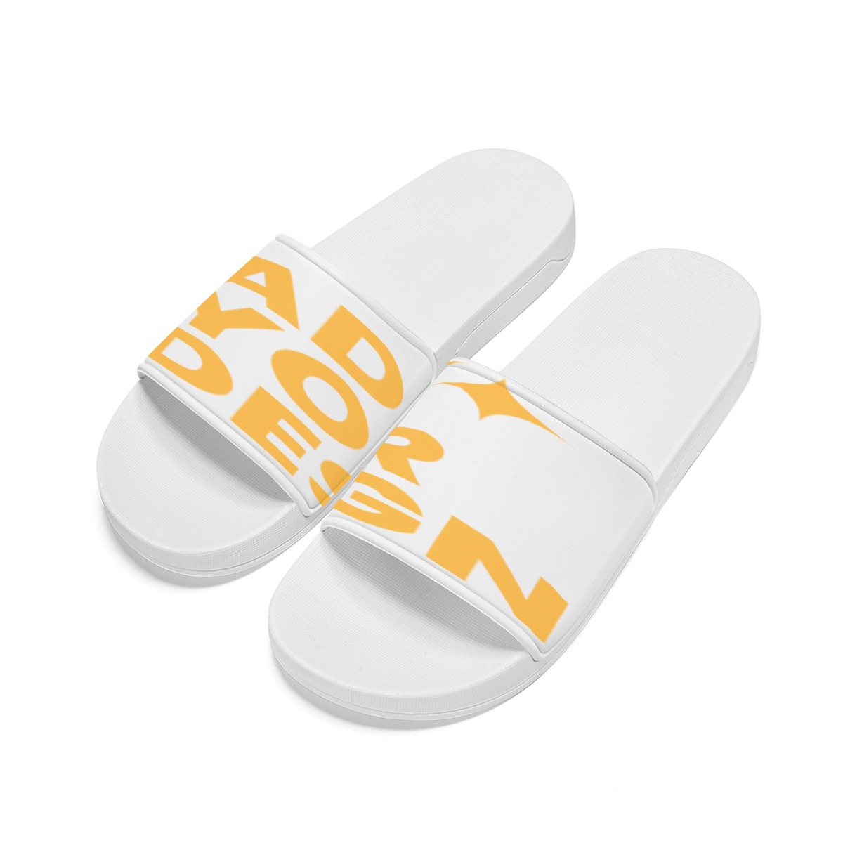 DHgatepod Men's Non-Slip Sandals | Easy Slip-On PU Upper | Flexible EVA Sole | Quick Dry Indoor Outdoor Wear