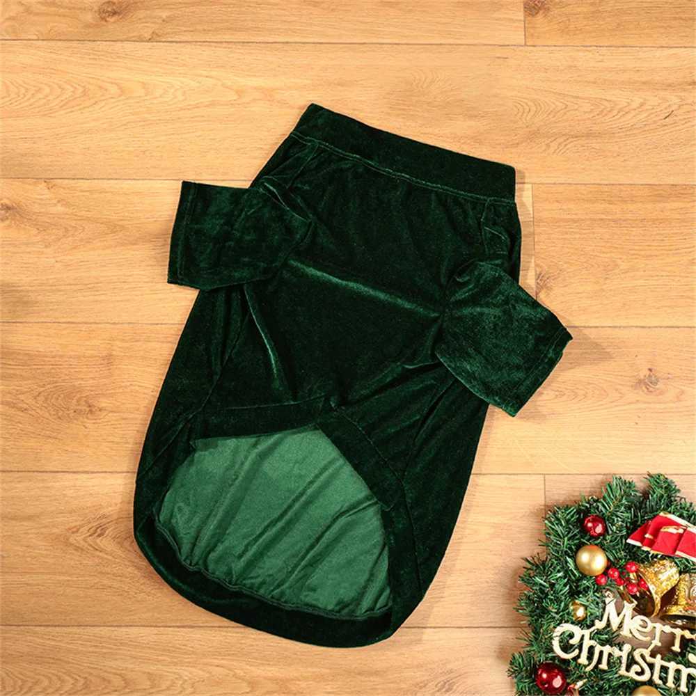 Christmas Big Dog Pullovers Autumn Winter Warm Pet Clothes for Medium Large Dogs Samoyed Husky Sweater mascotas Velvet ClothingW251017