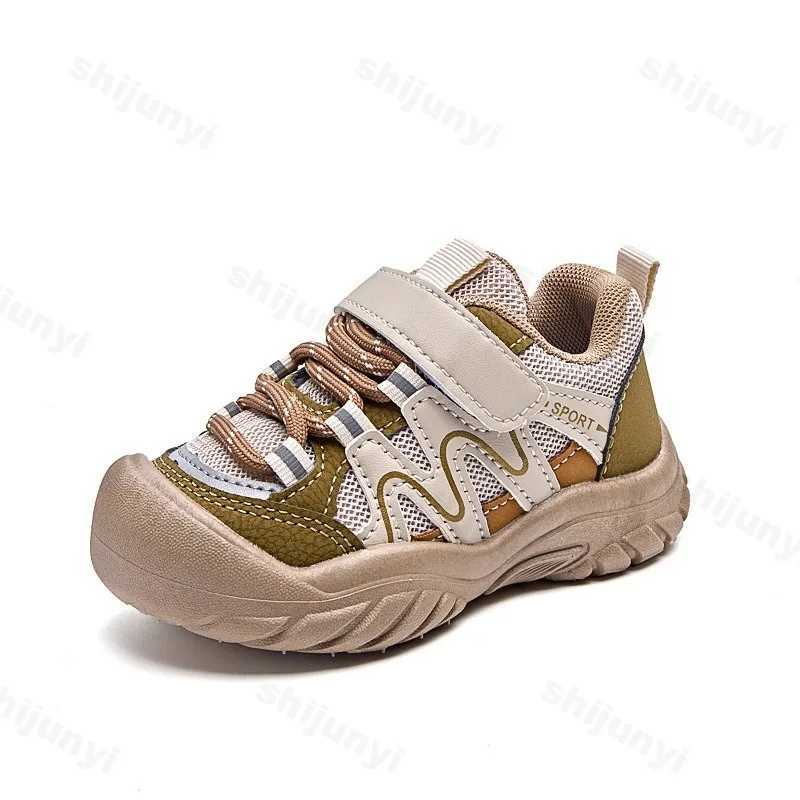 Children Running Shoes Kids Casual Shoes Breathable Soft Bottom Round Toes 2025 New Fashion Boys Girls Nonslip Sports ShoesT251017