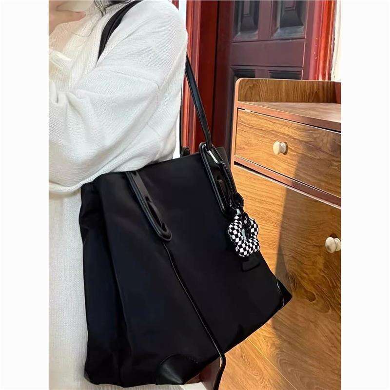 High-End Tote Bag for Women, Autumn 2024 New Nylon Single Shoulder Crossbody Designer Bags Bag, Large Capacity Casual Handbag