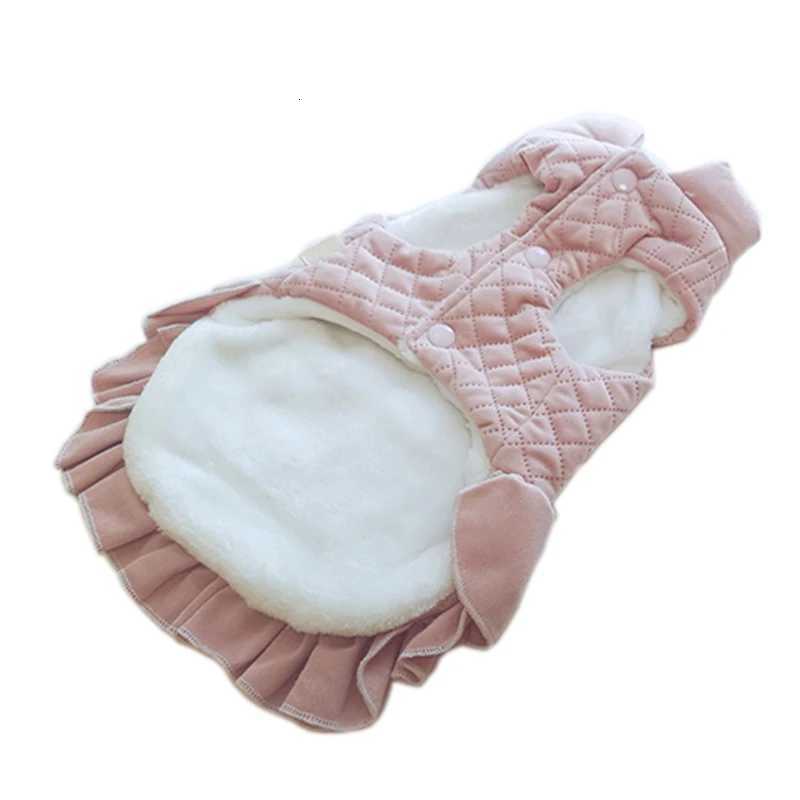 Warm Pet Dog Dress Vest Jacket For Dogs Cats Winter Chihuahua Yorkies Clothes Maltese Clothing Puppy Coat Costume For Pets DogsW251017