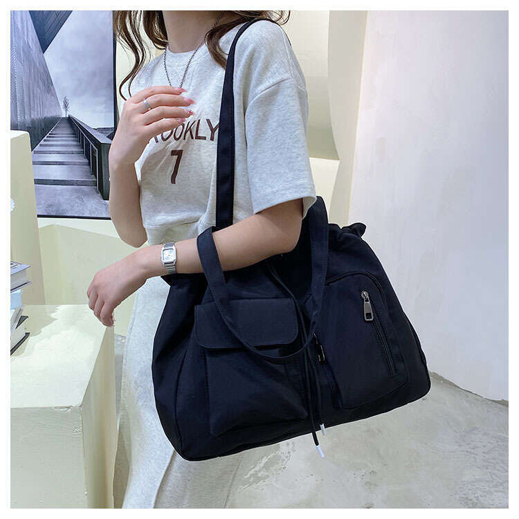 2024 New Single Shoulder Crossbody Large Capacity Tote Trendy Fashionable Commuter Simple Casual Shopping Bag for Women