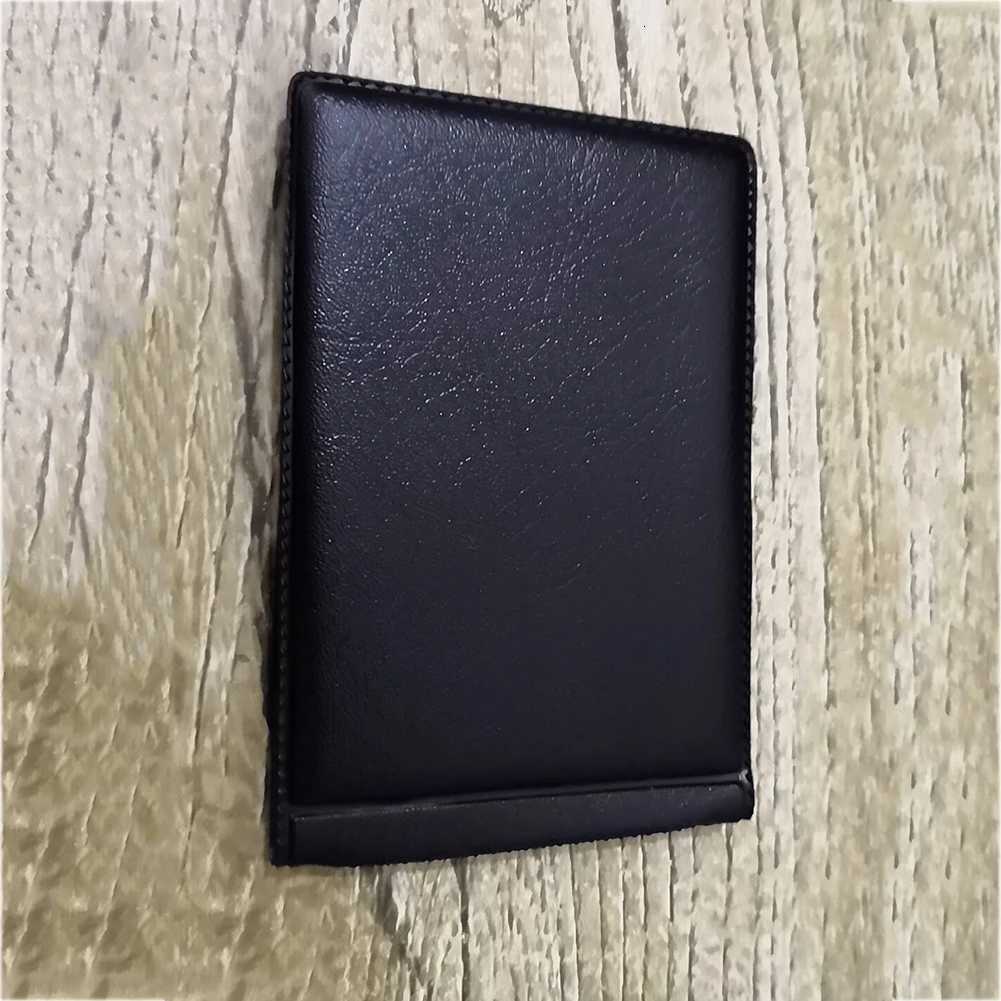 40 Slots PU Leather Card Holder Wallet Black Credit Card Wallet For Business Men Portable Card Collection Book Storage CaseW251017