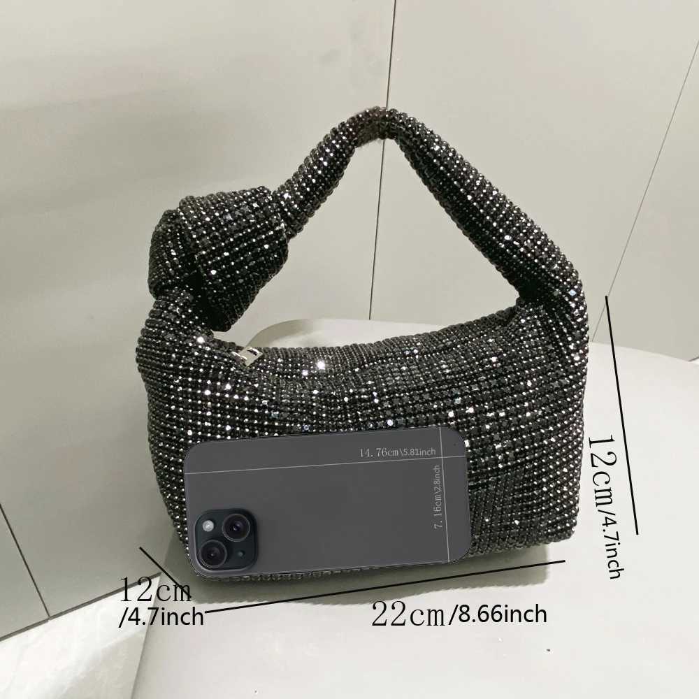 Rhinestones Evening bag silver Crystal Bags for Women Purses and Handbags Luxury Designer banquet bag Z251017