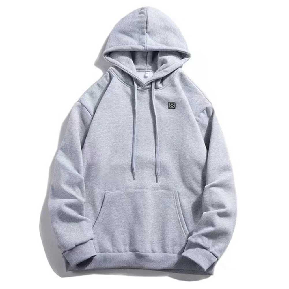 Men Women Harajuku Sweatshirts Cozy USB Rechargeable 5 Heating Zones 3 Heat Levels Lightweight Heating Jacket H251017