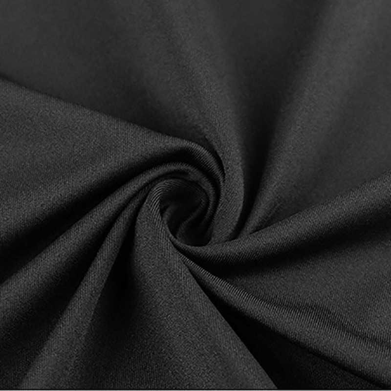 Solid Color Stand Collar Zipper T-Shirt Men Fitness Running Sports Long Sleeve Base Shirt Autumn Stretch Tight-Fitting Trendy