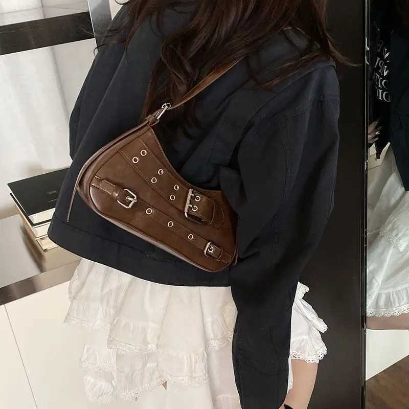 Small Cute Underarm Shoder Bags for Wen Trend Design Leather Handbags and Purses Y2K Sier Red Hand Bag Wen Bag D251017