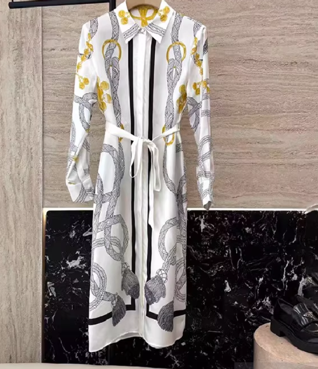 H brand designer silk shirt Brides Gala en Fleurs Womens summer shirt casual business shirt office lady Fashion OOTD 8865