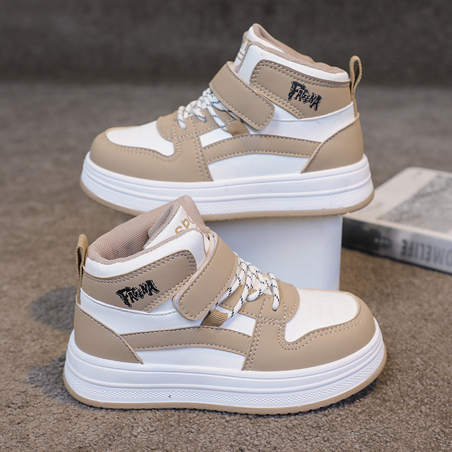 Kids Basketball Shoes Design Toddler Children's Boys Girls Sports Shoes Student High Cut Youth Trainers Sizes US9C-US5Y K01085