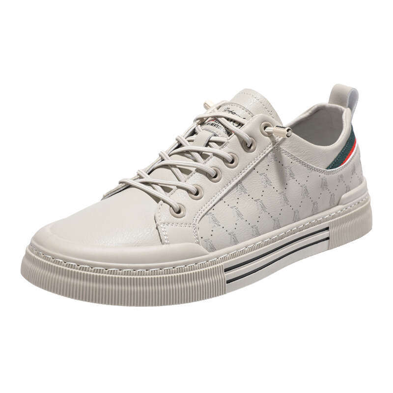 Dou Chuan Spring And Autumn Breathable White Sneakers 2023 New Trendy Korean Fashion Casual Board new Men's Shoes