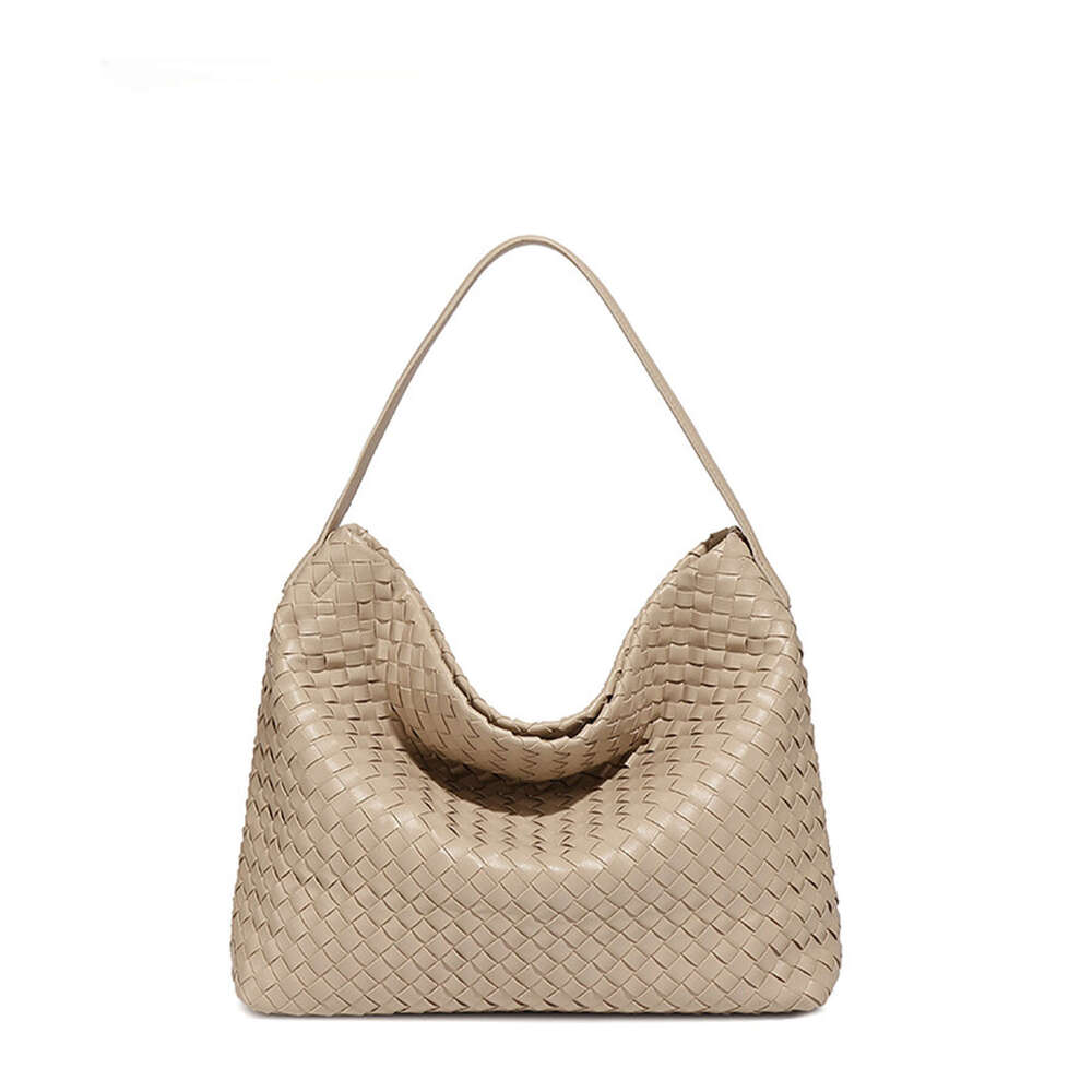 New Korean Style Trendy Large Capacity Handwoven Commuter Shoulder Crossbody Tote Bag Fashion Handbag