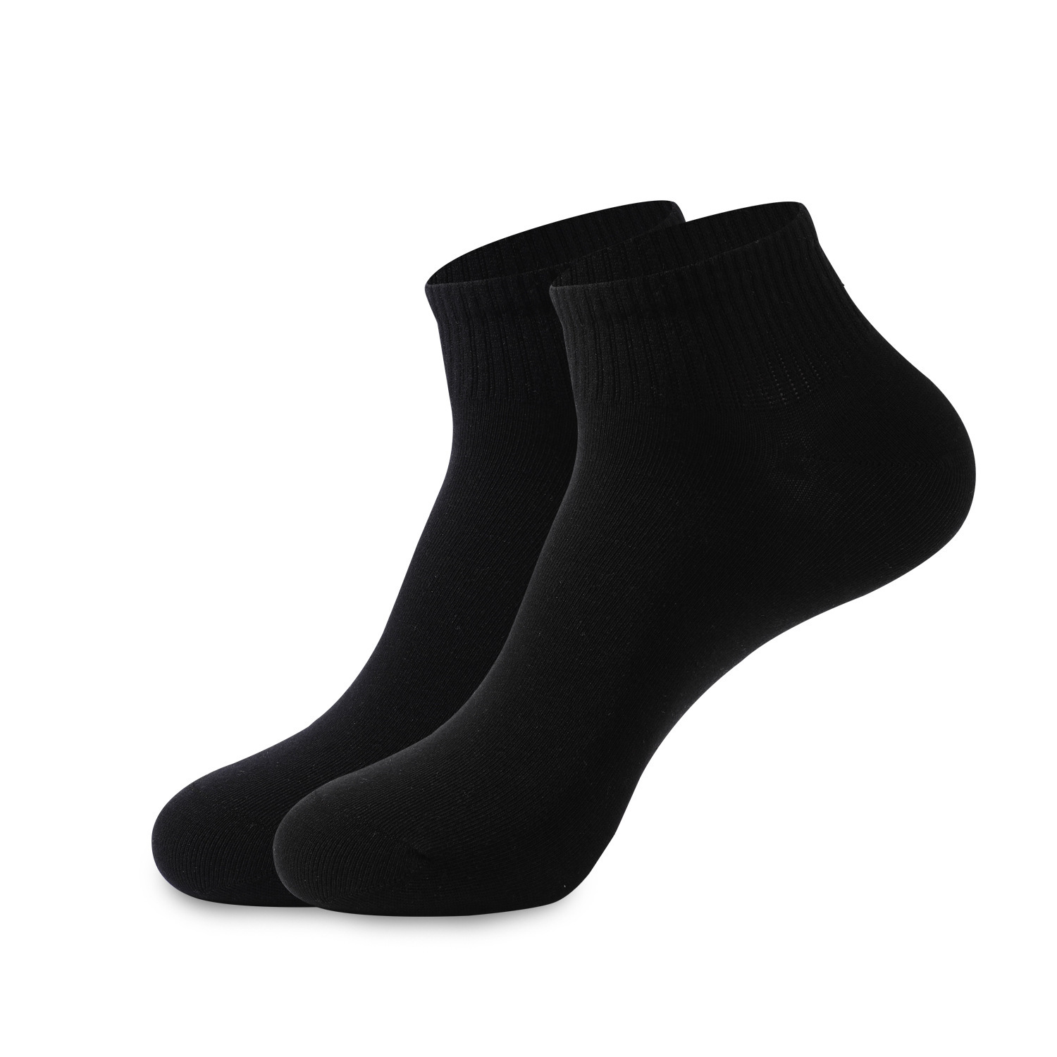 Men's season boat socks, black shallow-mouthed short socks, anti-odor and sweat-absorbing sports business invisible socks, trendy heel socks