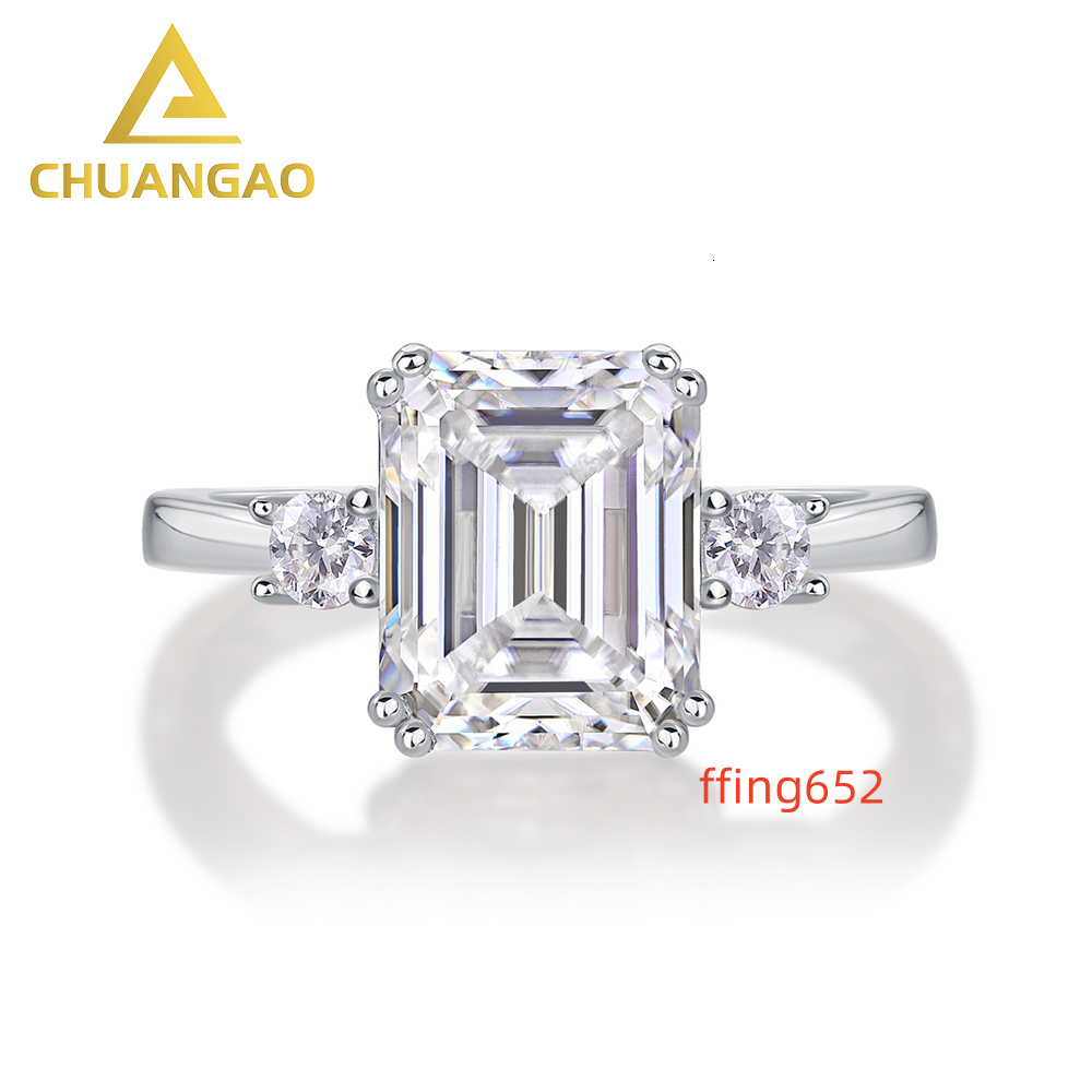 925 Silver Moissanite Ring Moissanite Wedding Ring Set Moissanite Ring for Women