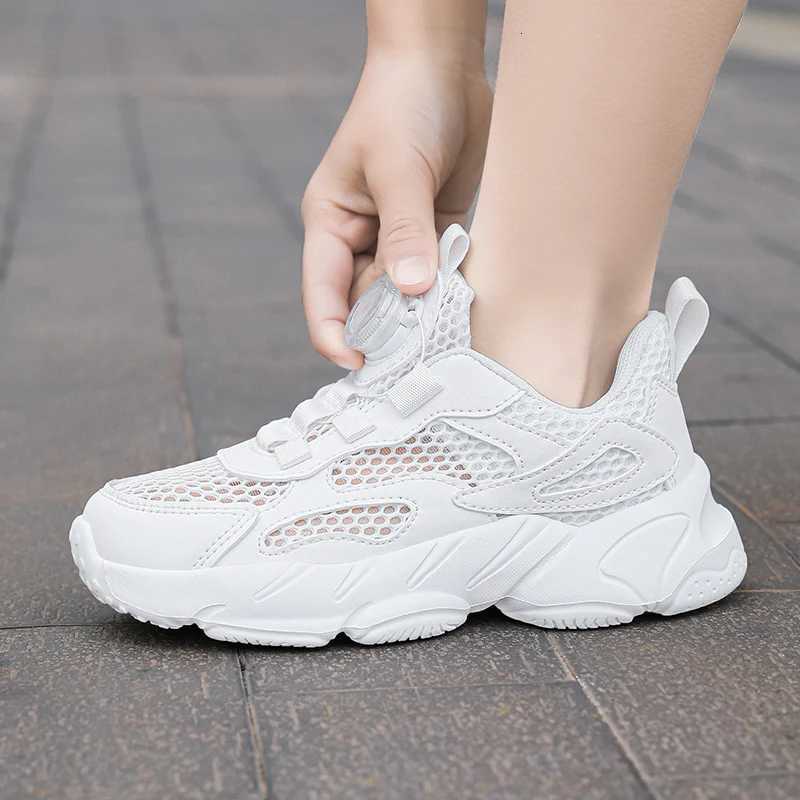 White Kids Shoes For Boys And Girls Fashion Children Comfortable Breathable Sneakers Nonslip School Casual Walking FootwearT251017