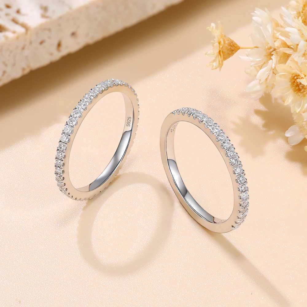 14mm Moissanite Wedding Band for Women S925 Sterling Silver Moissanite Rings D Color VVS1 Lab Diamond Ring Fine Jewelry GiftW251017