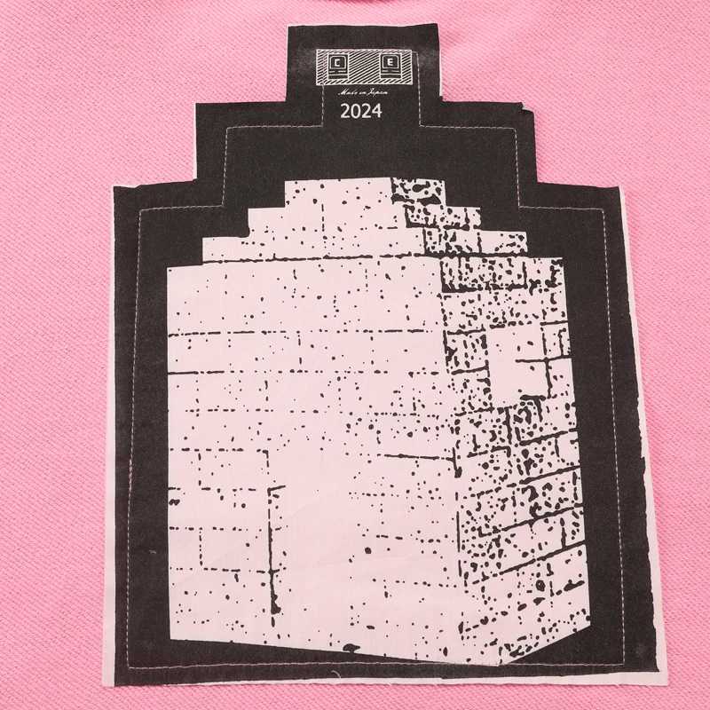 Japanese New Embroidery CE Hoodie 2025 Trend Wash Do Old Pink Couple Tops Highquality Casual CAV EMPT Sweatshirt Pullover Z251017