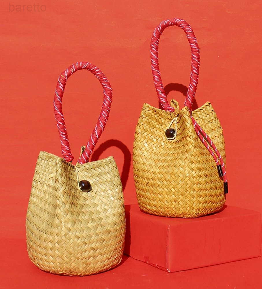 Clutch Purse for Women 2025 Trendy Handbag Soft Handle Beach Evening Bag Wallet Bamboo Bucket Bag Party Prom Z251017