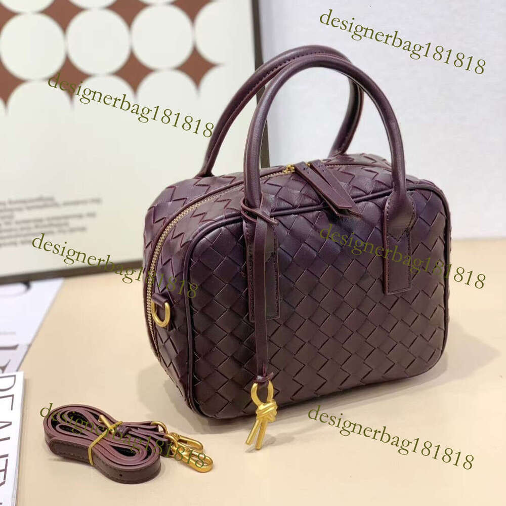 designer bag tote bag New Woven Handbag Women's Crossbody High-End Light Luxury Niche Boston Shoulder Bag Style