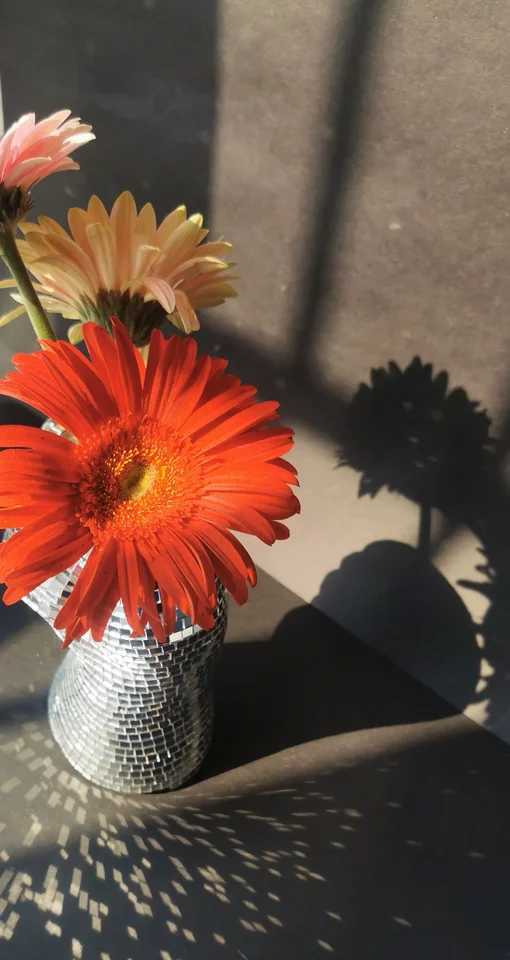 Creative Disco Ball Vase Body Shaped Flower Planter Pot Tabletop Sculpture Table Centerpiece Home Decor Unique Housewarming Gift C251017