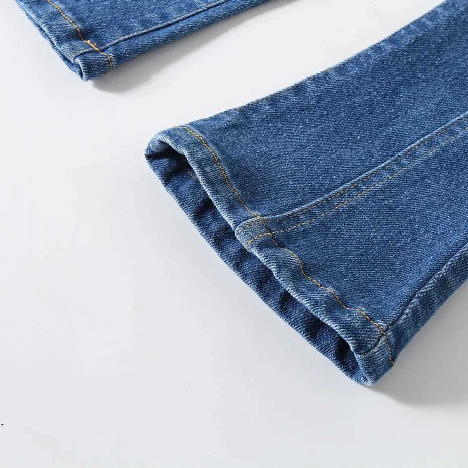 Girls Jeans Solid Color Jeans For Girls Casual Style Children Jeans Spring Autumn Kids Girl Clothes16 years oldT251017