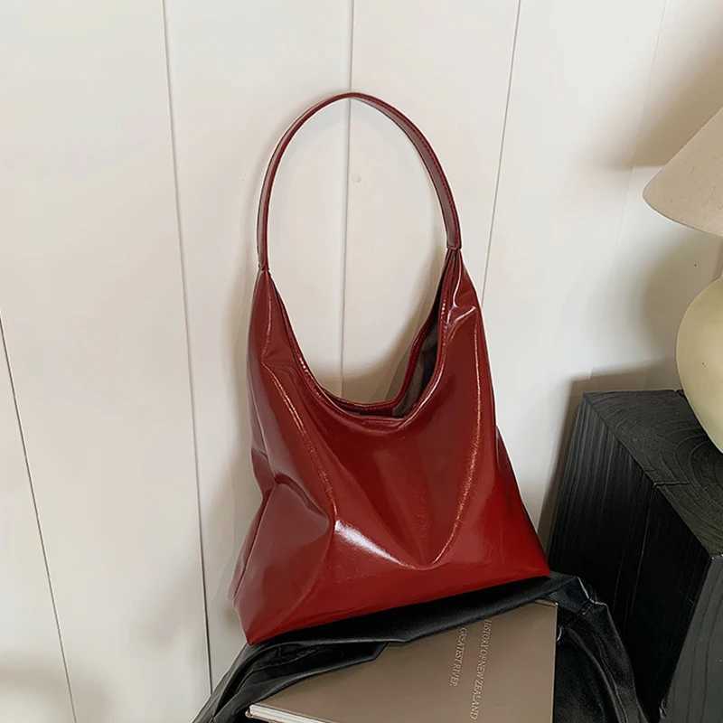 Vintage Soft PU Leather Hobo Bag for Wen Large Slouchy Underarm Shoder Tote Handbag Trendy Ladies Large Capacity Bag D251017