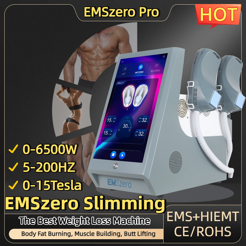 Desktop EMSzero EMS Sculpt Weight Loss Slimming Products Electro Magnetic Stimulation Body Sculpting Muscle Building Machine 2/4/5 RF Handles EMS Musc