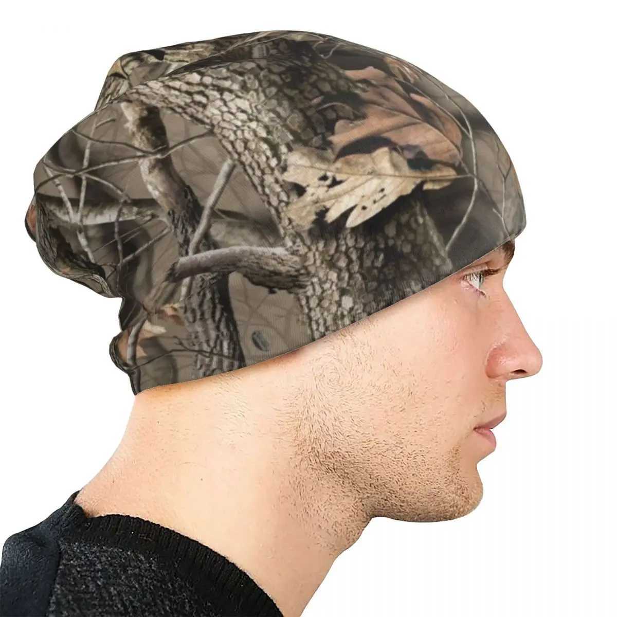 Real Tree Camouflage Caps Camo Goth Adult Ski Skullies Beanies Hat Spring Warm Dualuse Bonnet HatsXJ251017