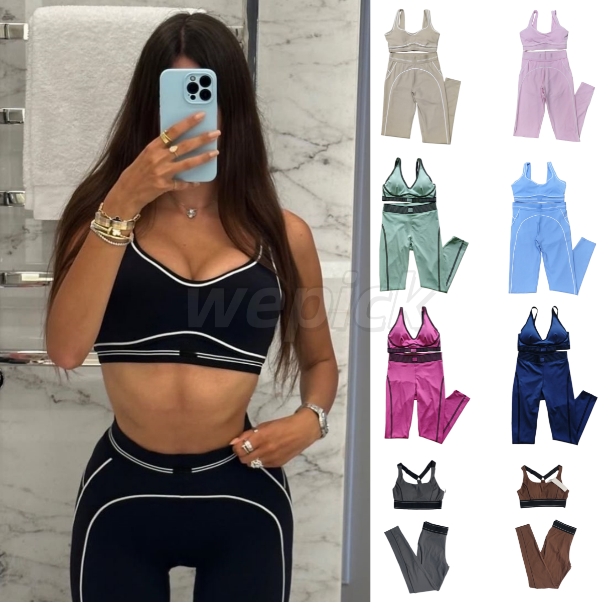 2026 Hot Sale Breathable Casual Yoga Set High Waisted Legging Comfort Sport Outfit Hair band Yoga Ball For Fitness Gym Pant Set aloliness Women Clothes