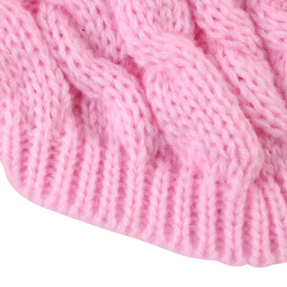 New Pet Small Pet Dog Clothes Sweater Fashion Autumn Winter Solid Fried Dough Twists Knitting Warm Comfort ClothingW251017