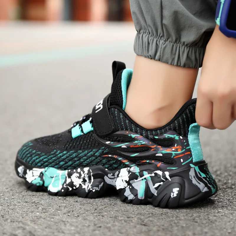 New Trendy Childrens Fashionable Athletic Breathable and Lightweight Outdoor Kids Running Shoes and Sneaker for Boy and GirlsT251017