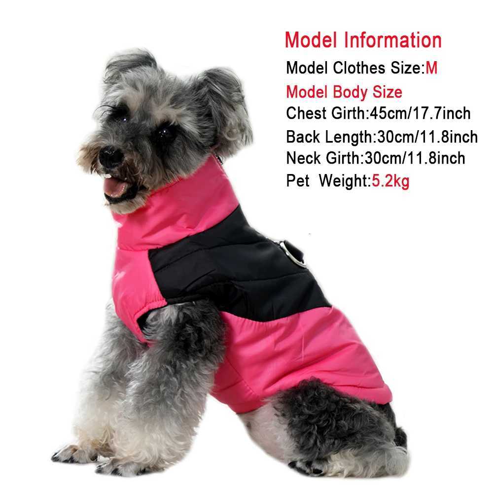 Waterproof Pet Dog Coat For Small Medium Dogs Cats Warm Winter Puppy Jacket Windproof Outfits With Dring French Bulldog CostumeW251017