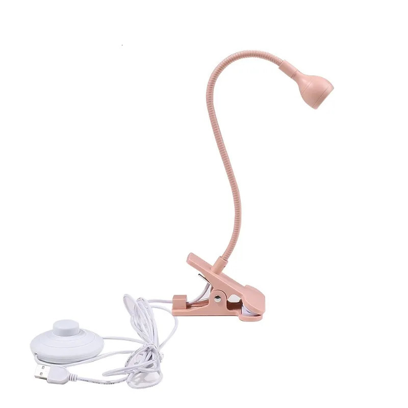Footpedal switch nail lamp construction special LED small lamp portable side clip quickdrying UV purple light 251014
