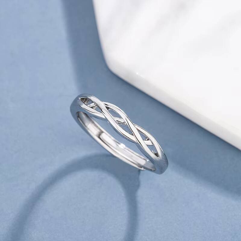 S925 Silver Moissanite Couple Rings Stylish and Simple Design for Dating Anniversaries Engagement Gifts