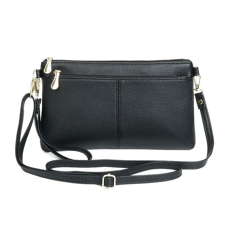 Elegant Crossbody Women, Simple Zipper Square Fashionable Clutch Bag, Dual-use Small for Middle-aged and Elderly, Shoulder Bag
