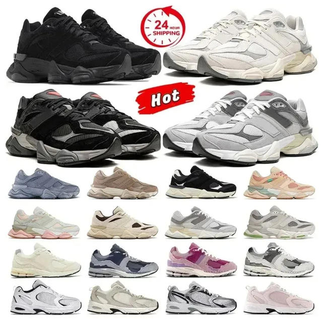 Designer Shoes Men Women Running Sneakers 9060 2002r Grey Ivory Navy White Black Pink Green Purple Outdoor Sports Trainers Sneaker Trainer Outdoors Shoe