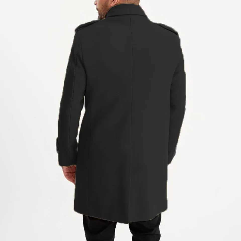 Autumn Winter Overcoat Suits Slim Fit Jacket Long Sleeve Jacket Brand New Condition Mens Apparel Regular Length Z250918